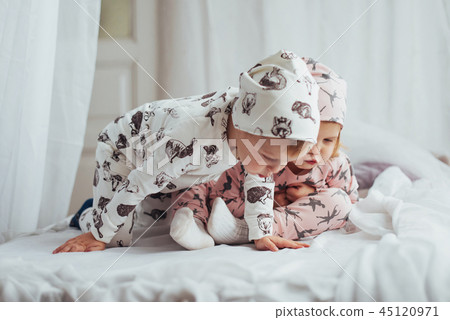 Children in pajamas Children in pajamas 45120971