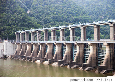 Paldang Dam, Hanam-si, Gyeonggi-do 45121543