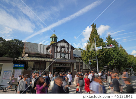 Tokyo cityscape in Japan I like Harajuku station etc. 45121941
