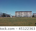 Blue sky square 45122363