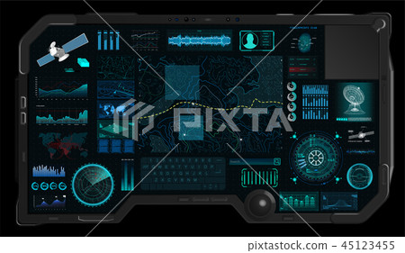 Command Center Screen in HUD style Command Center Screen in HUD style 45123455