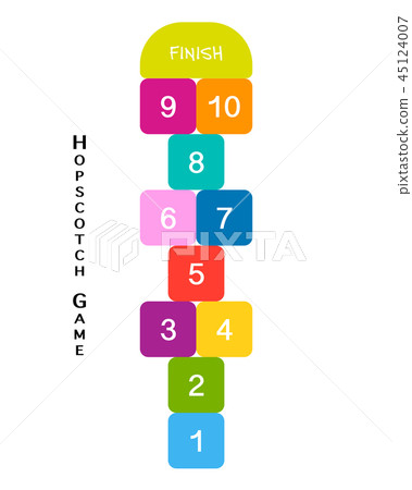 Hopscotch game for your design 45124007