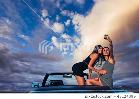 Photo of sexual beautiful girls with dark hair 45124399