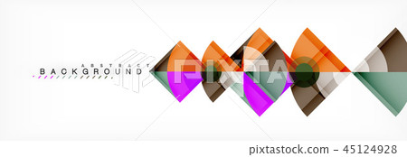 Trendy circles composition geometric background Trendy circles composition geometric background 45124928