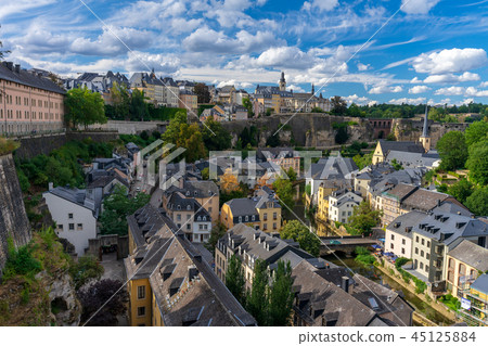 Luxembourg City of the Grand Duchy of Luxembourg: its old city and fortress groups 45125884