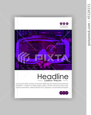 Technology Concept With Hud, Gui Banner Design 45126151