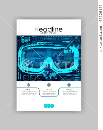 Technology Concept With Hud, Gui Banner Design   45126153