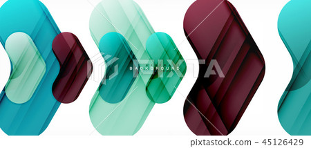Shiny glossy arrows background 45126429