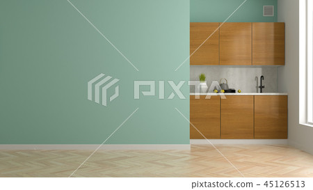 Interior modern design room 3D illustration Interior modern design room 3D illustration 45126513