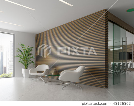 Interior of reception and meeting room 3D 45126562