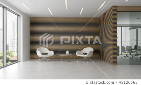 Interior of reception and meeting room 3D Interior of reception and meeting room 3D 45126565