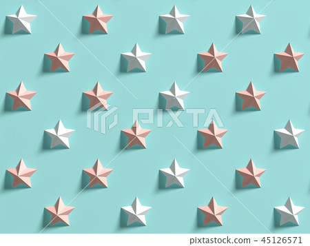 Punchy pastels abstract background 3D illustration 45126571