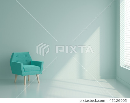 Part of modern interior design 3D rendering Part of modern interior design 3D rendering 45126905
