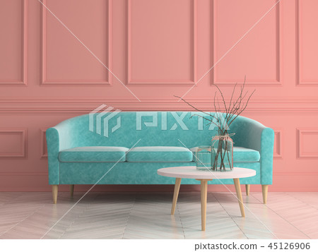 Part of modern interior design 3D rendering Part of modern interior design 3D rendering 45126906