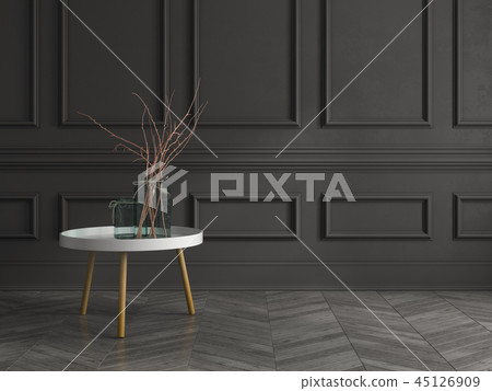 Part of modern interior design 3D rendering Part of modern interior design 3D rendering 45126909