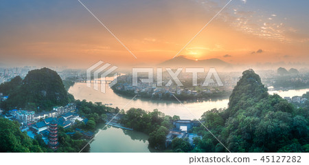 Li River and Karst mountains Guilin, Yangshuo 45127282