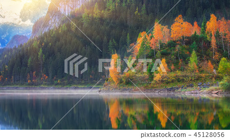 Beautiful view of idyllic colorful autumn scenery Beautiful view of idyllic colorful autumn scenery 45128056