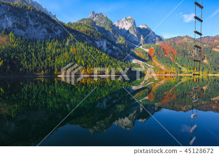 Beautiful view of idyllic colorful autumn scenery Beautiful view of idyllic colorful autumn scenery 45128672