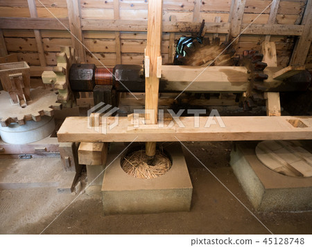 Inside the water mill 45128748