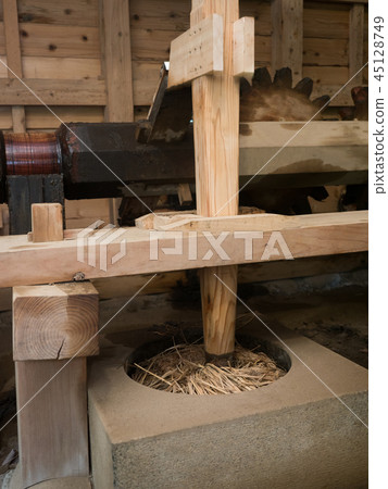Inside the water mill 45128749