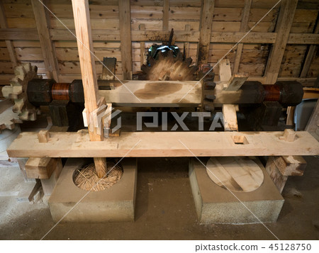 Inside the water mill 45128750