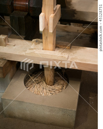 Inside the water mill Inside the water mill 45128751