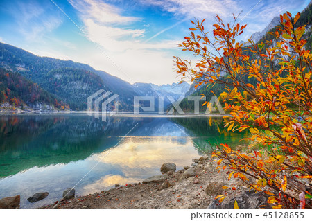 Beautiful view of idyllic colorful autumn scenery Beautiful view of idyllic colorful autumn scenery 45128855