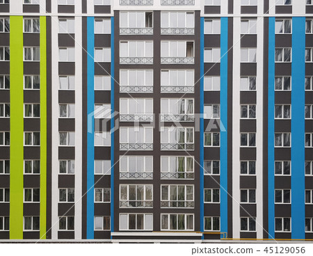 facade of a new residential building facade of a new residential building 45129056