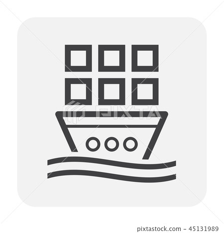 cargo shipping icon cargo shipping icon 45131989