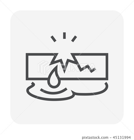 burst pipe icon burst pipe icon 45131994