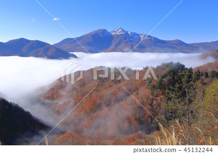 Back side of the sea of clouds of Akimoto lake 45132244