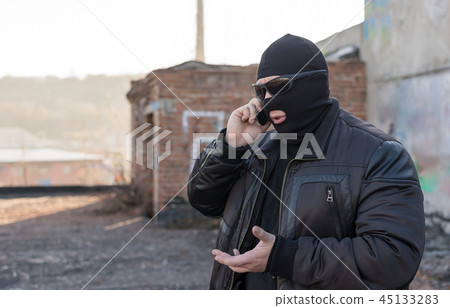 a bandit talking on the phone a bandit talking on the phone 45133283
