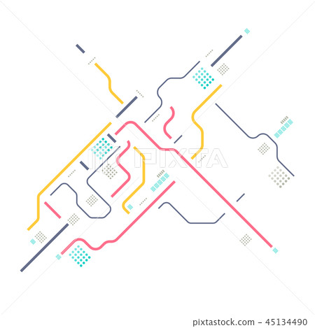 Digital geometric data network elements background Digital geometric data network elements background 45134490