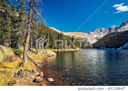 Lake Verna, Rocky Mountains, Colorado, USA. 45136647
