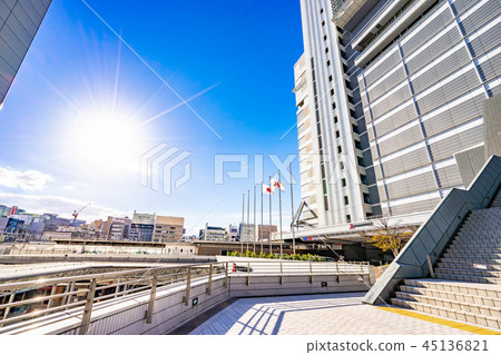 Urban scenery Nagoya Station square 45136821