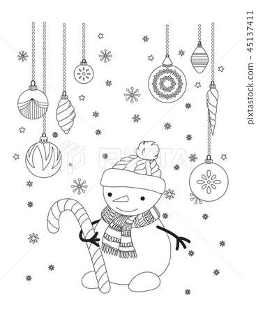 Christmas coloring page Christmas coloring page 45137411