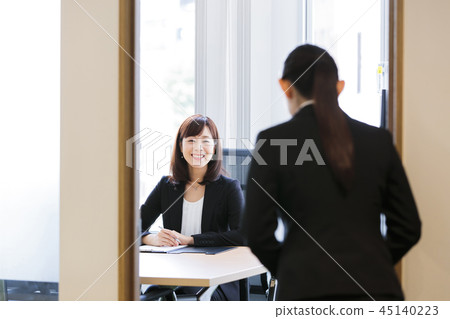 面試求職業務女人辦公室 45140223