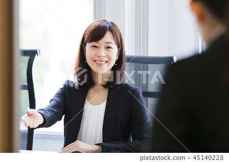Interview job hunting business woman office 45140228