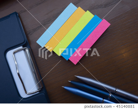 Business image, binder, sticky note Business image, binder, sticky note 45140881