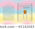 Tantalum electrolyte capacitor diagram. 45142083