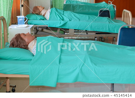 Medical dummy in hospital 45145414