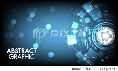 Vector abstract technology innovation circuit-插圖素材 [45148674] - PIXTA圖庫