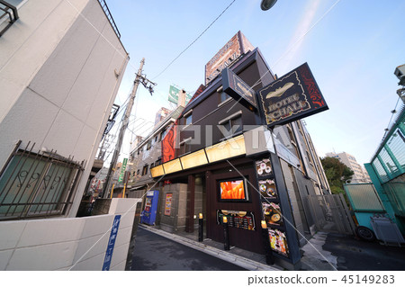 Tokyo cityscape in Japan I look at the hotel area around Shibuya Station Tokyo cityscape in Japan I look at the hotel area around Shibuya Station 45149283