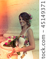 Portrait of a Bride Iin Front of Siracusa's Cathedral 45149371