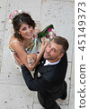 Young Couple Shot From Above 45149373