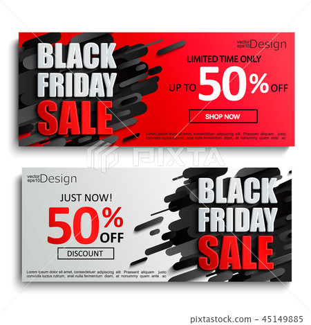2 black friday sale banners on dynamic background 2 black friday sale banners on dynamic background 45149885