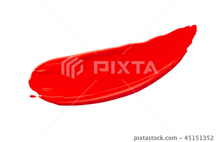 close up of lipstick or nail polish strokes  45151352