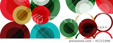 Circle composition abstract background Circle composition abstract background 45151996