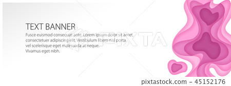 Banner with Pink Gradient Shapes Banner with Pink Gradient Shapes 45152176