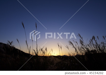 Soni plateau in autumn at dusk 45154202